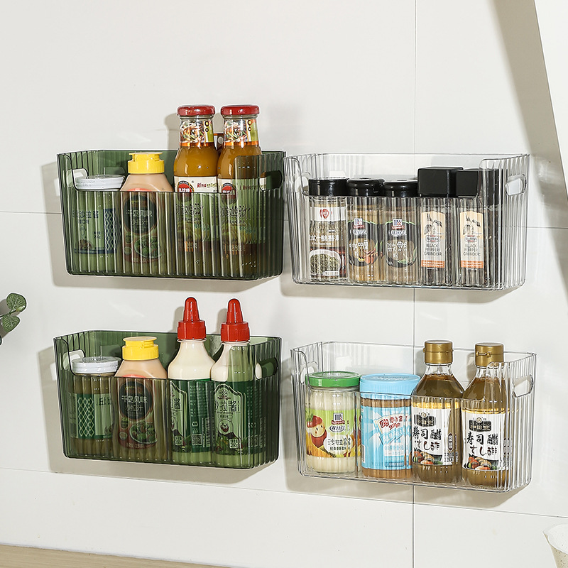 Commercial Kitchen Organiser - Self-adhesive Refrigerator Storage Box Large Capacity