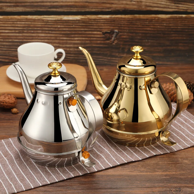 Commercial Kitchen Warmer - 1.2/1.8L Teapot with Tea Filter 304