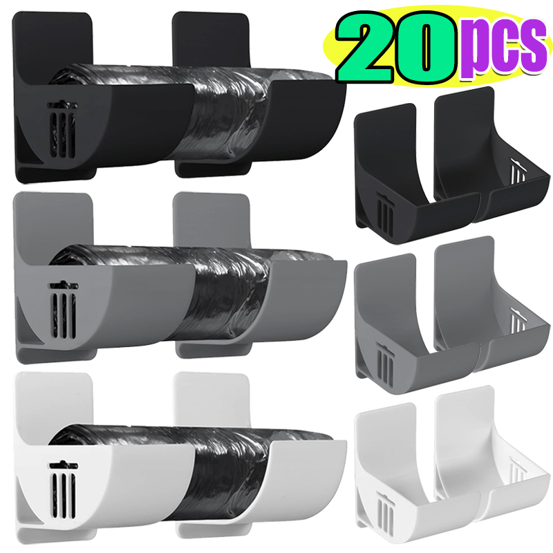 Commercial Kitchen Shelving - Wall Mounted Trash Bag Holder Plastic