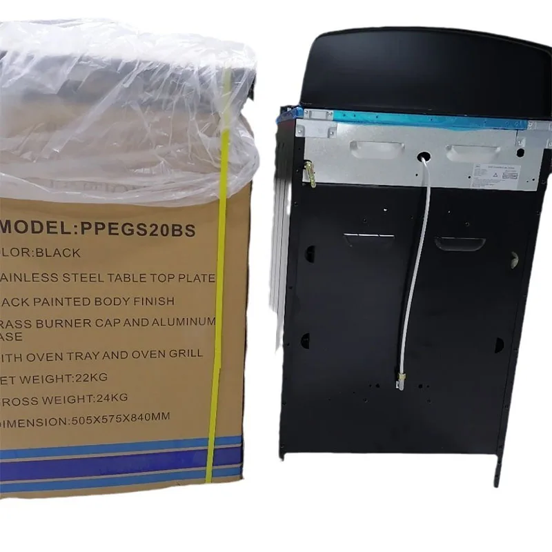 Commercial Kitchen Burner - 4 Burners Freestanding Integrated Gas Cooker