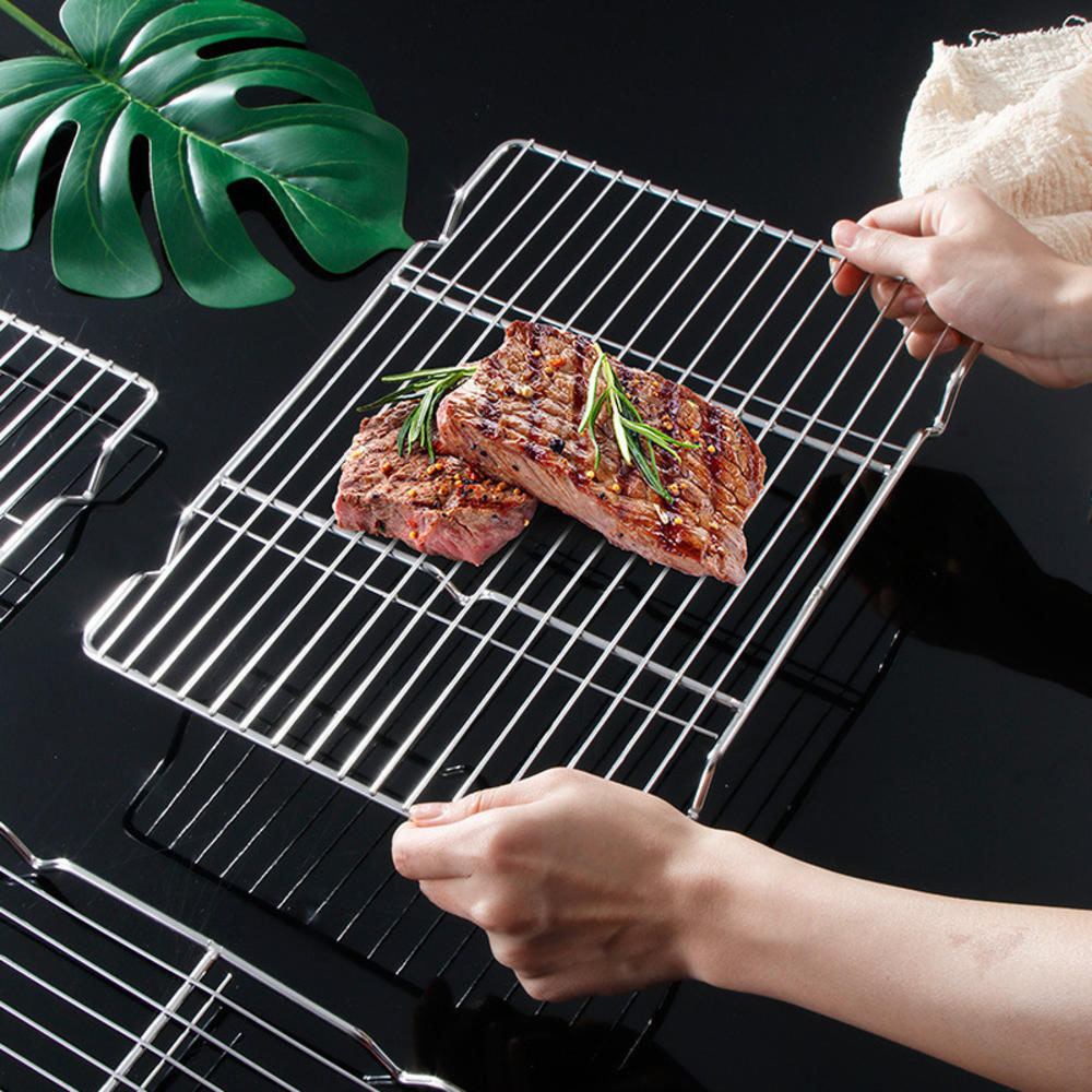 Commercial Kitchen Warmer - Stainless Steel Barbecue Mesh Mat Reusable