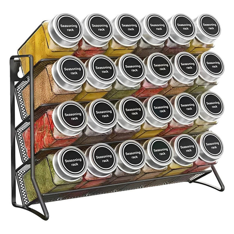 4 Tier Carbon Steel Spice Orga - Commercial Kitchen Shelving recension och pris