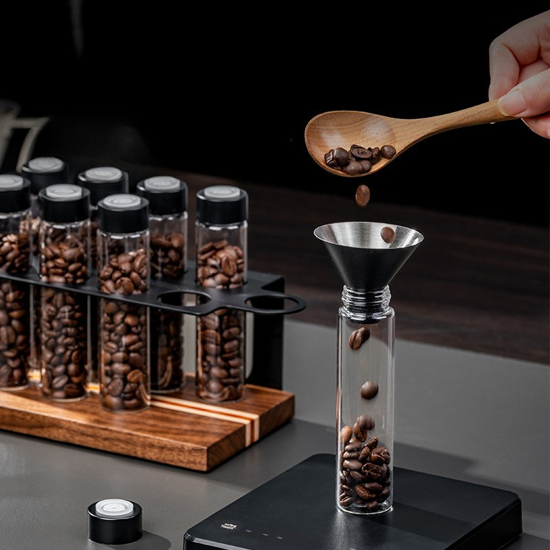 JUSTINLAU Glass Coffee Bean St - Commercial Kitchen Organiser recension och pris