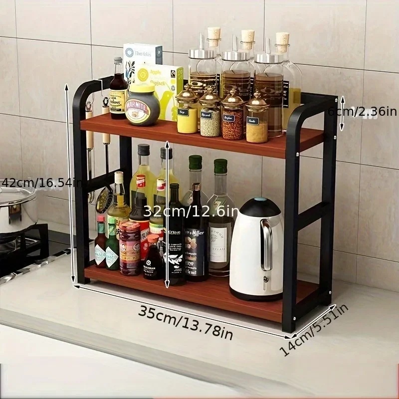 2-Tier Metal Countertop Shelf  - Commercial Kitchen Shelving recension och pris