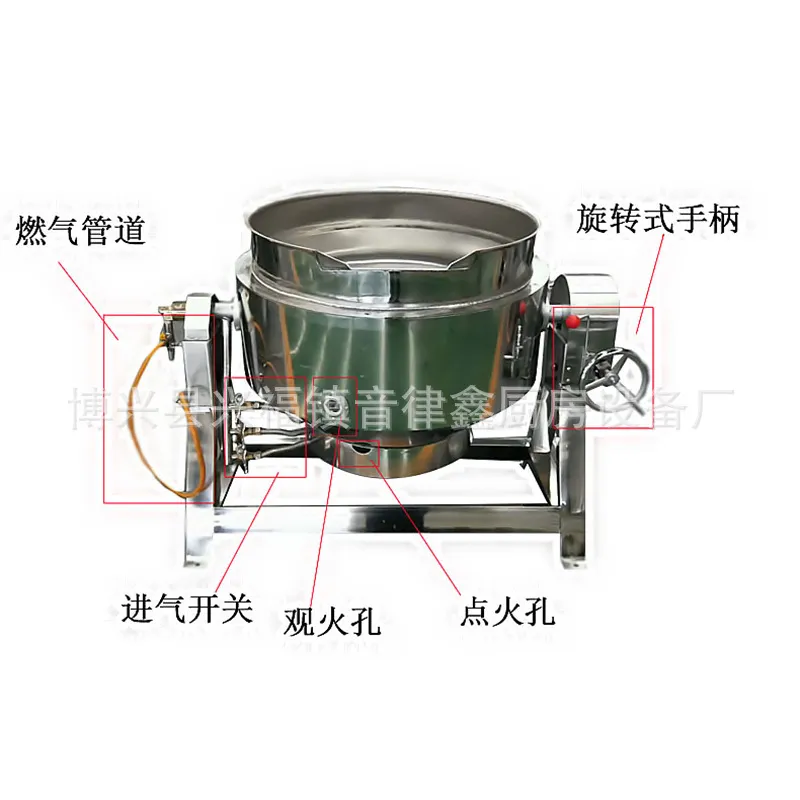Wholesale Stainless Steel Tilt - Commercial Kitchen Kettle recension och pris
