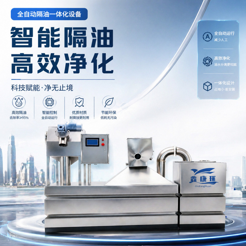 Full Automatic Grease Intercep - Commercial Kitchen Grease Interceptor recension och pris