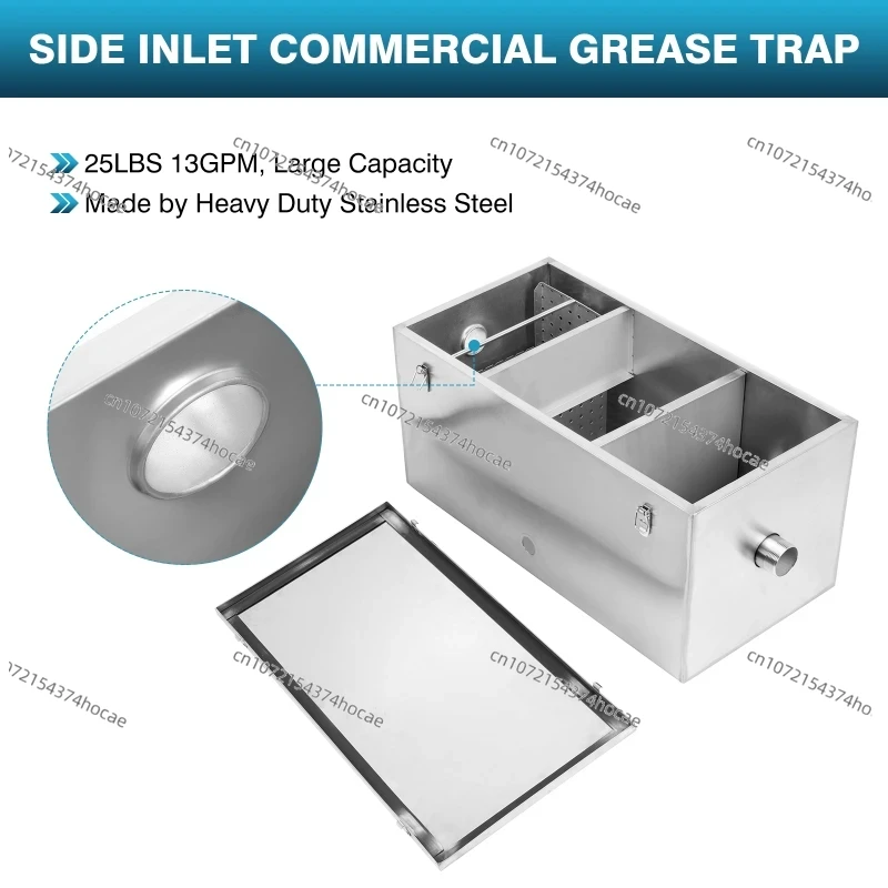 Household Commercial Stainless - Commercial Kitchen Grease Interceptor recension och pris