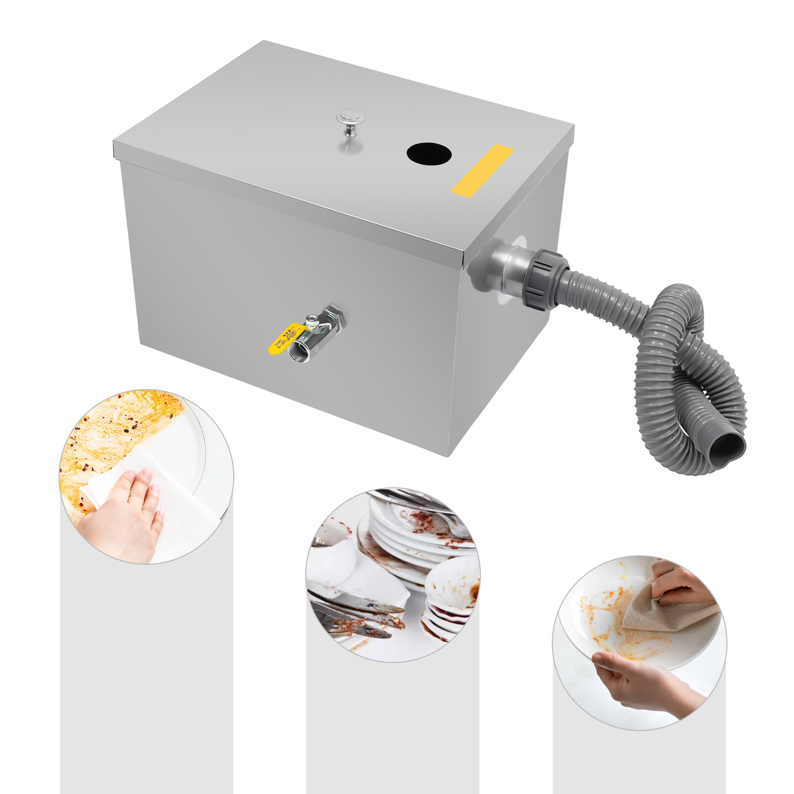 20L Commercial Grease Trap,Sta - Commercial Kitchen Grease Interceptor recension och pris