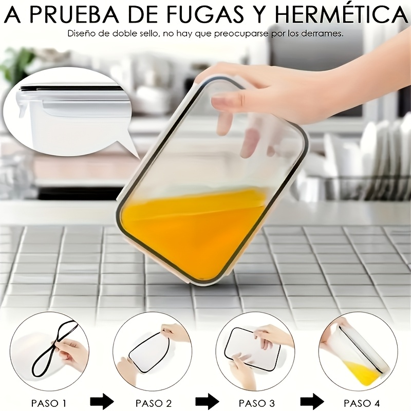 8Pcs Set Includes 4 Containers - Commercial Kitchen Organiser recension och pris