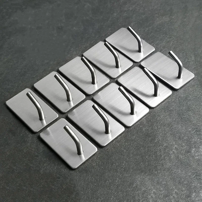 1-10Pcs Self Adhesive Hook Sta - Commercial Kitchen Shelving recension och pris