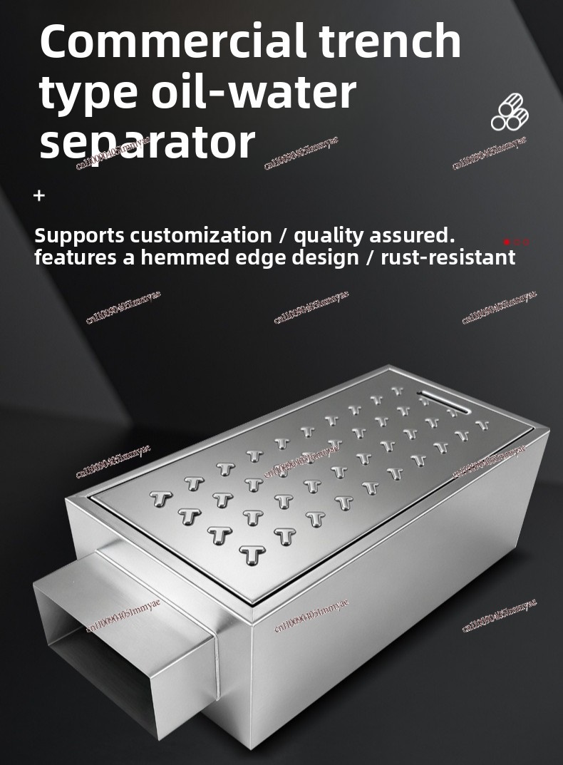 Thickened Stainless Steel Comm - Commercial Kitchen Grease Interceptor recension och pris