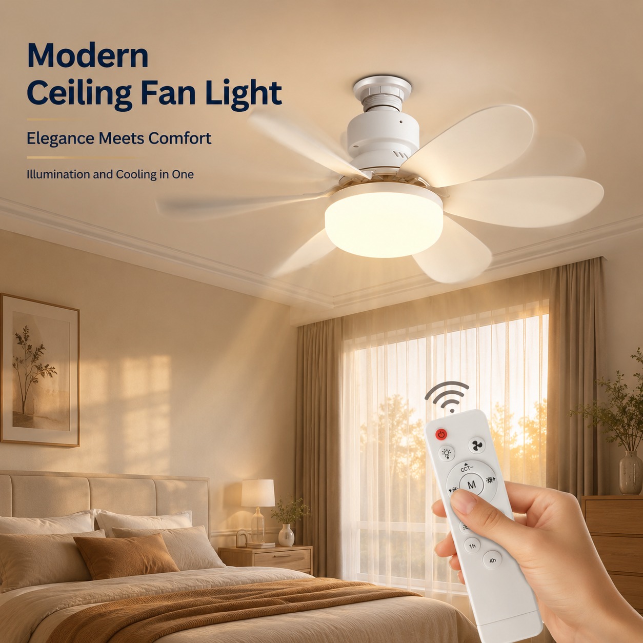 2026 New E27 Ceiling Fan Light - Commercial Kitchen Lighting recension och pris