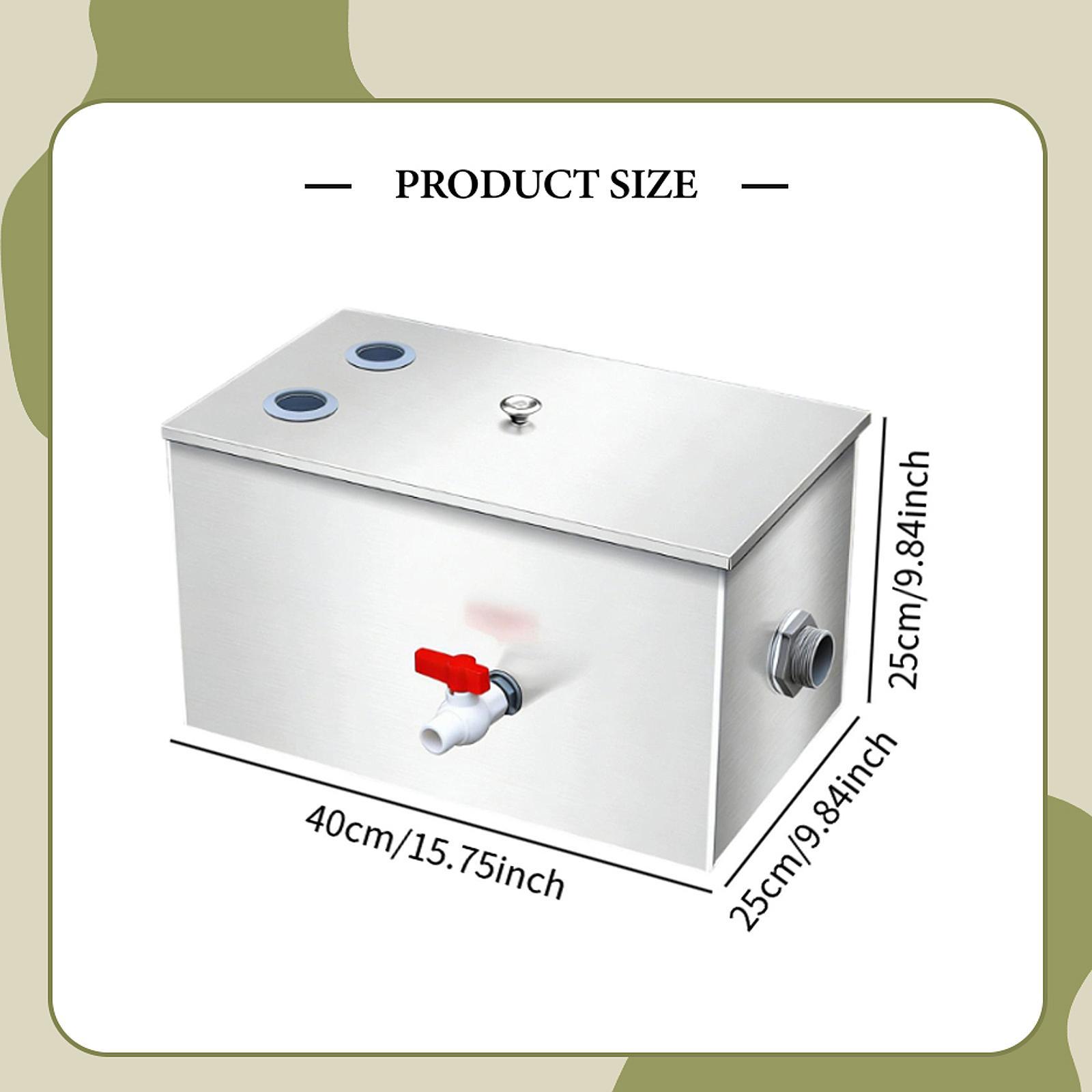 Commercial Grade Stainless Ste - Commercial Kitchen Grease Interceptor recension och pris