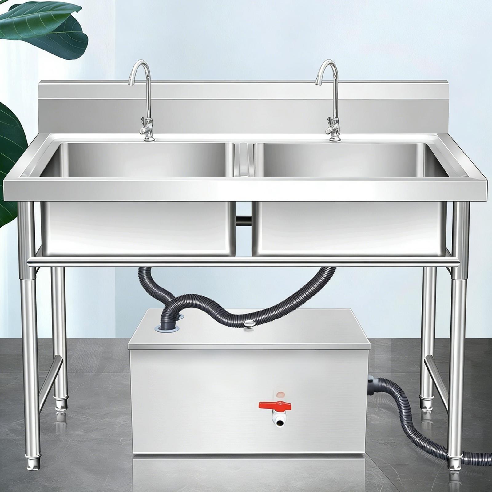 Commercial Grade Stainless Ste - Commercial Kitchen Grease Interceptor recension och pris