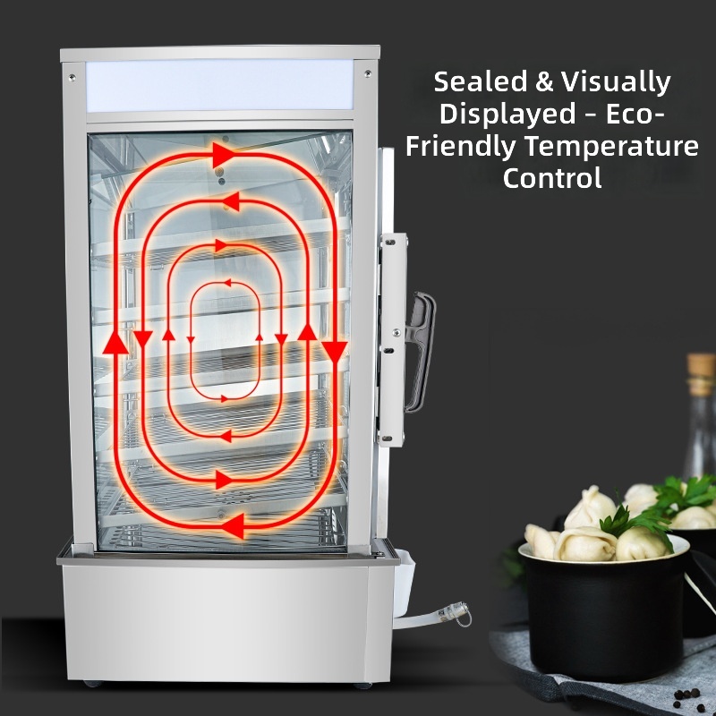 5-Tier Electric Dumpling Steam - Commercial Steamer Cabinet recension och pris