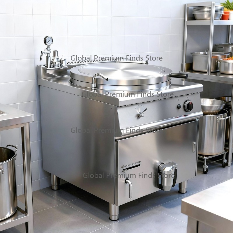 Commercial G-as Soup Pot Jacke - Commercial Kitchen Kettle recension och pris