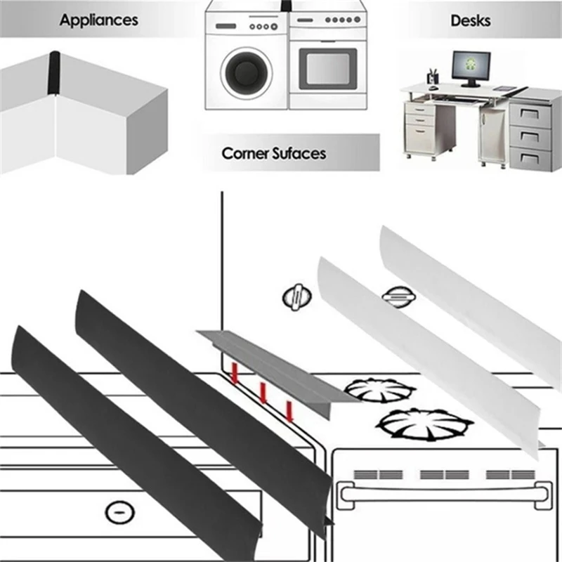 Stove Counter Gap Cover T-shap - Commercial Kitchen Warmer recension och pris
