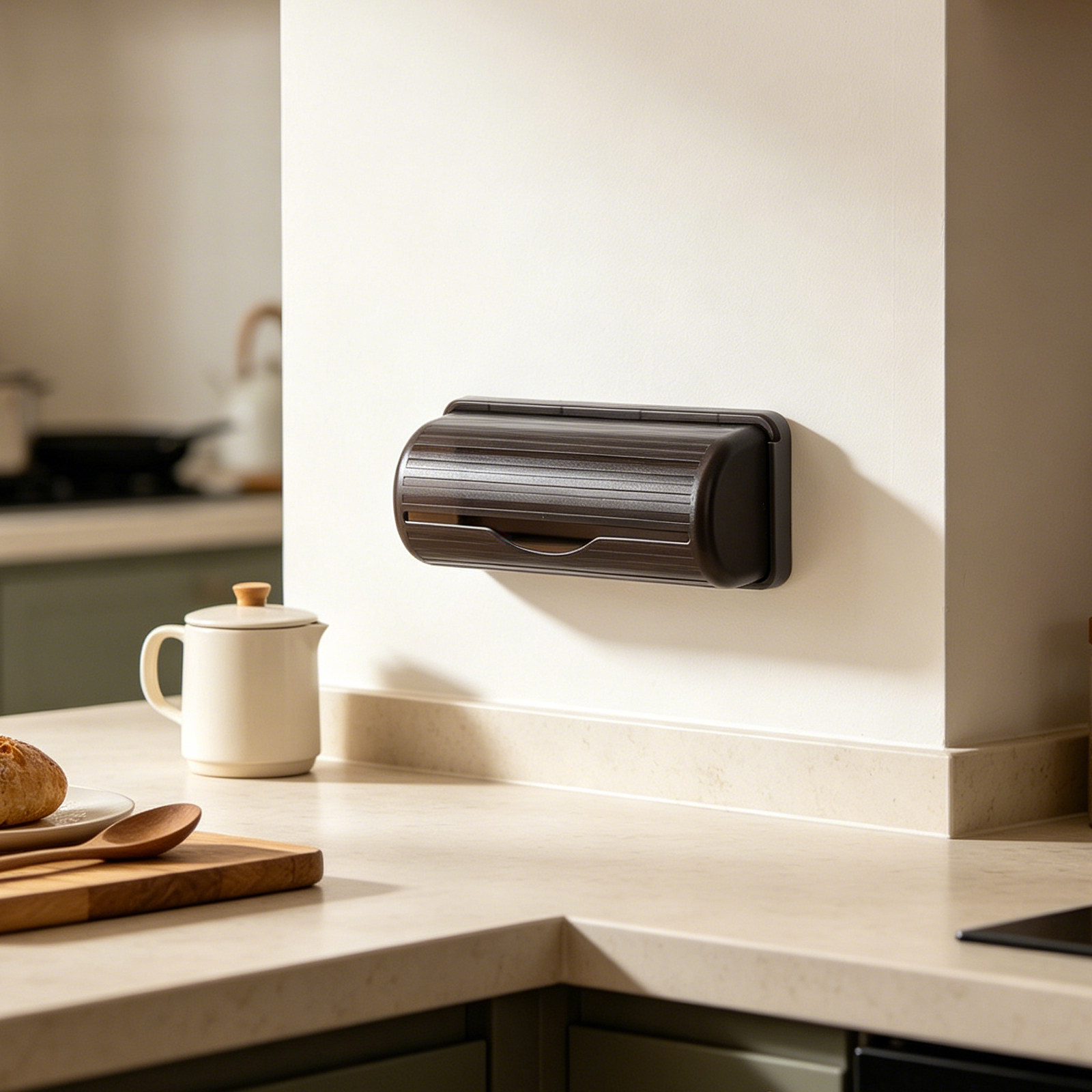 Wall Mounted Trash Bag Holder  - Commercial Kitchen Organiser recension och pris